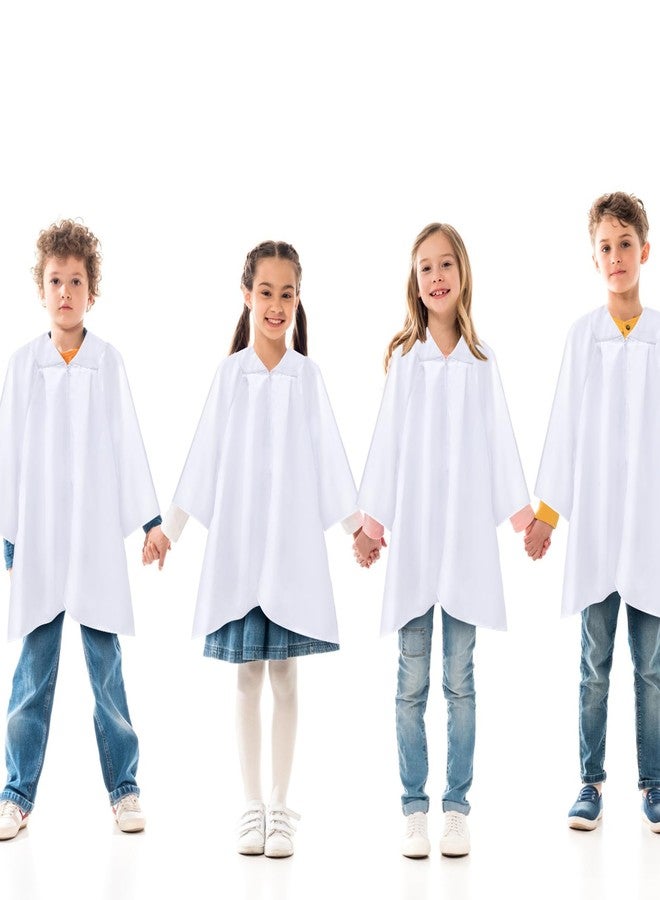 Toulite طقم ملابس جوقة غير لامع للجنسين من توليت مكون من 6 قطع، أردية قضاة للأطفال، زي تنكري لحفلات التعميد والتخرج والمناسبات الكنسية والقساوسة والهالوين (مقاس 36) - Image 5